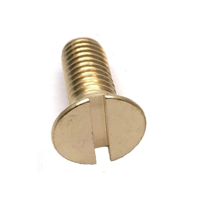 خرید پیچ های سرپیچ های برنجی H62 M1 - M20 سر پیچ CSK شیاردار online manufacture