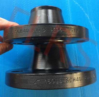 خرید فلنج گردن جوشکاری فولاد کربن فورج صورت برجسته ASME B16.5 / EN1092-1 online manufacture