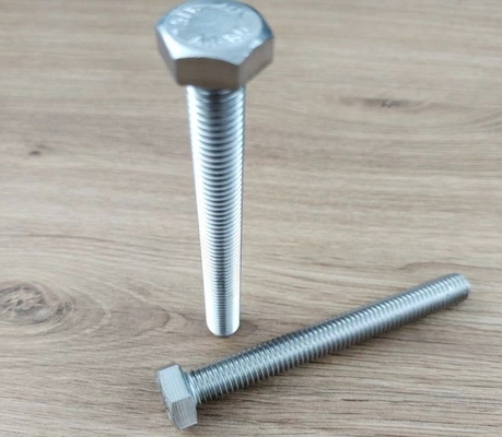 خرید فولاد ضد زنگ 18 - 8 پیچ و مهره سر شش گوش با نخ کامل درشت با سر شش طرفه online manufacture