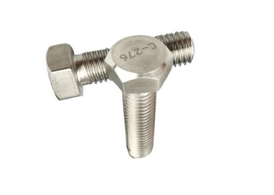 خرید سفارشی C276 Hastelloy Hex Head Bolt مقاوم در برابر خوردگی پرداخت طبیعی غیر استاندارد online manufacture