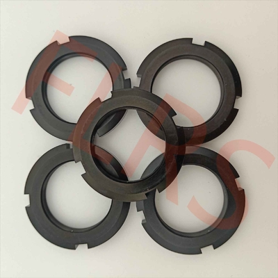 خرید مهره قفل گرد بلبرینگ سفارشی خودرو EN AW-7075 مشکی آنودایز شده online manufacture