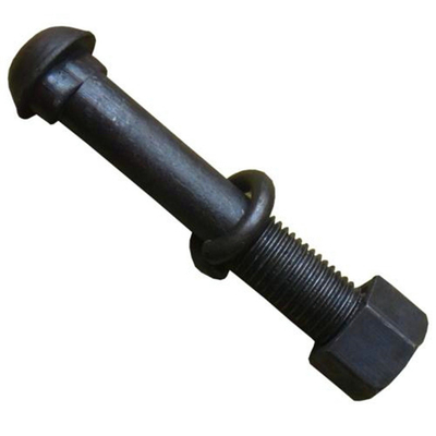 خرید پیچ و مهره ماهی ریلی سر گرد DIN 5903 - 1/ پیچ و مهره بیضوی گردنی ASME B18.10 online manufacture