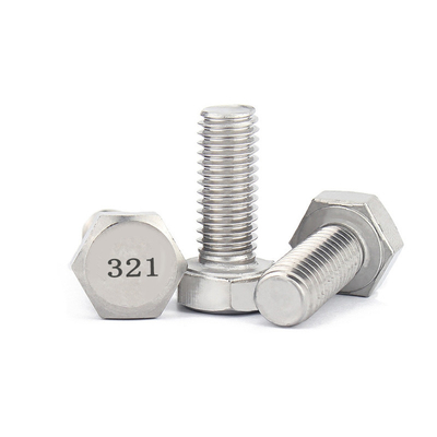 خرید UNC Thread Full Thread Hex Head Bolt DIN933 در فولاد ضد زنگ آستنیتیک 321 0Cr18Ni10Ti online manufacture