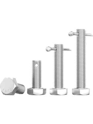 خرید بولت های سر شش گوشه ای با سوراخ پین تقسیم شده بر روی شاخه GB / T 31.1 online manufacture