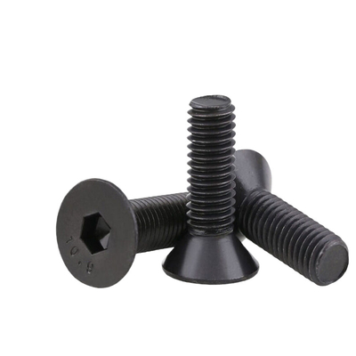 خرید فولاد کربن با قدرت بالا Gr.10.9 آلن Countersunk سر پیچ رشته کامل استاندارد DIN7991 online manufacture