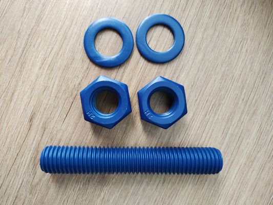 خرید Good Partner for Stud Bolt c/w 2 Heavy Hex Nuts & 2 Plain Washers Totally with PTFE Coating Finish تولید آنلاین