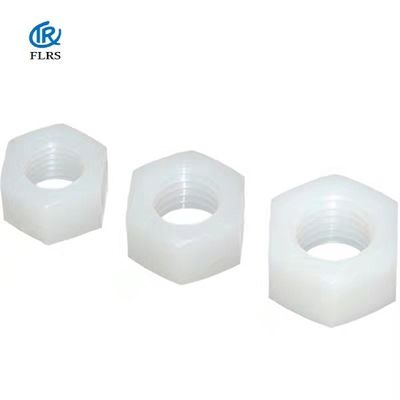 خرید Pvdf شش گوش مهره شش گوش. مهره رنگ طبیعی / مهره مقاوم در برابر خوردگی M3-M20 online manufacture