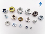 انواع مهره های فلزی شش گوش/گرد (سنگین/ نازک) با یا بدون درج جهت سفارشی یا استاندارد