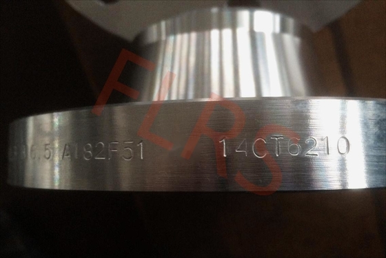 فلنج گردن جوشکاری صورت برجسته فولاد ضد زنگ سوپر دوبلکس A182 F51 / UNS S31803