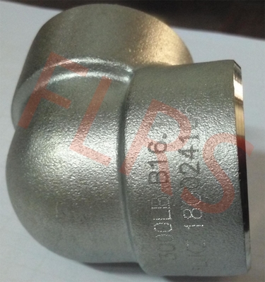 اتصالات جوشکاری سوکت فورج ASME B16.11 کلاس 3000 زانویی 90 درجه A182 F316L