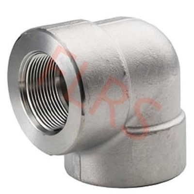 اتصالات لوله فولادی رزوه ای ASME B16.11 آهنگری 90 درجه کلاس زانویی 3000