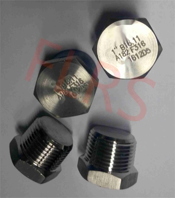 اتصالات لوله فولادی ضد زنگ سر شش گوش رزوه ای A182 F316 ASME B16.11