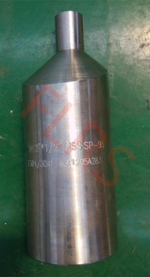 MSS SP95 فورج شده Swage Pipe Nipple Eccentric Steel Stainless Steel A182 F304 / 304L
