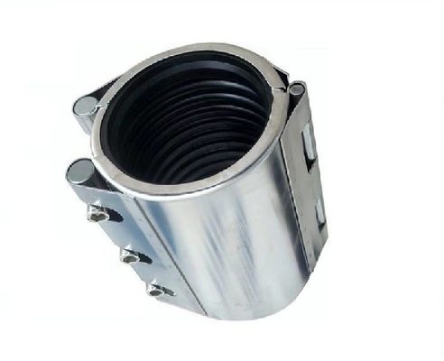 گیره تعمیر لوله نوع تاشو RCH / گیره تعمیر نشتی لوله نوع بلند SS304 EPDM