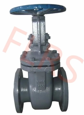 شیر دروازه فلنج دار فولادی ریخته گری دریایی DN150 برای کشتی سازی JIS F7366 PN10