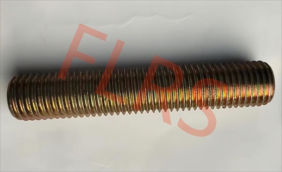 پیچ گل میخ تمام رزوه دار 1 اینچی X 170 میلی متری فولاد آلیاژی A193 B7 با روکش بی کرومات برای فلنج