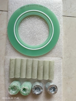 کیت عایق فلنج نوع F با G10 + گاسکت PTFE برای فلنج بلند لوله