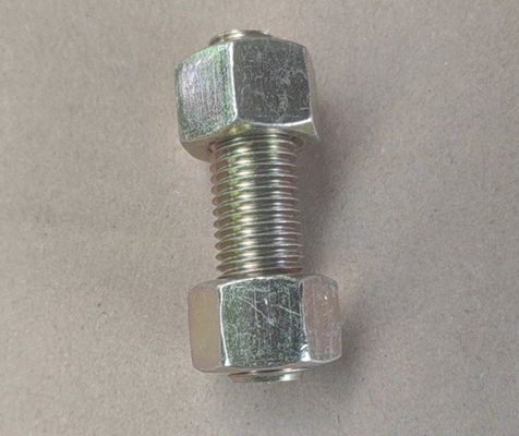 دو رنگ پوششی استود بولت ASME A193 B16 با هکس مغز A194 Gr. 7/بر رشته ای
