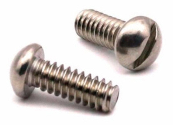 ASME/ANSI B 18.6.3 / QJ2837 بولت سر گرد سوراخ شده / پیچ ماشین با پوشش کامل رشته