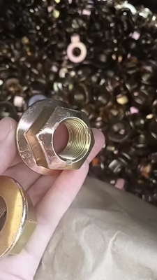 نوع گشت و گذار غالب مغز های شش گوشه ای تمام فلزی با فلنج برای محکم کردن و ایمن سازی