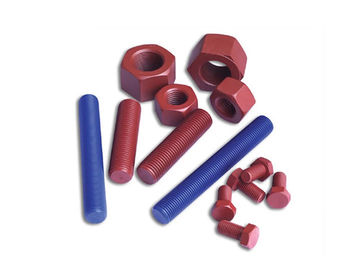 پیچ و مهره کامل با روکش PTFE رنگارنگ استاندارد / غیر استاندارد