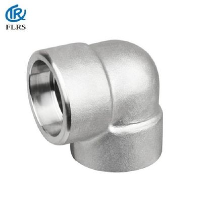 اتصالات لوله فولادی جعلی CS 90 درجه آرنج SW NPT BSPT