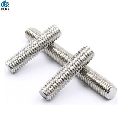 پیچ UNC Thread Plain Finish M20 M24 SS304 دو سر