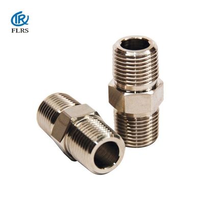 MOC SS304 Gas Gas NPT BSPT Threaded Hex Pipe Pipe