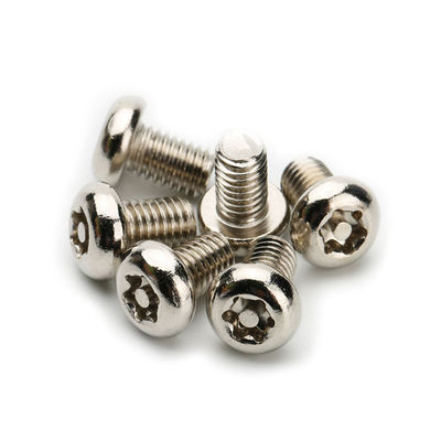 SS304 اتوماتیک Torx Hexalobulular Socket Pan Head Screws Anti Theft Screws YJT4030