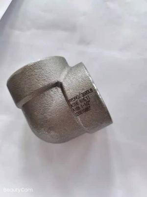 اتصالات لوله فولادی کلاس 3000LB SW برابر زانویی 90 درجه ASME B16.11