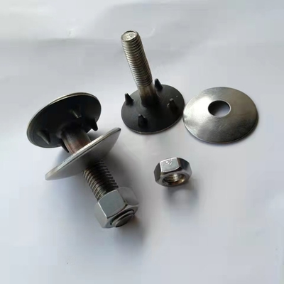 DIN 15237 مونتاژ مهره شش نقطه 4 نقطه با روکش روی استحکام بالا