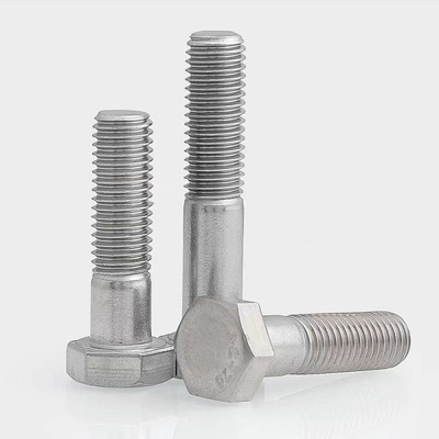 پیچ شش گوش نیم رزوه ضد زنگ ISO4014 پیچ شش گوشه سر SS304